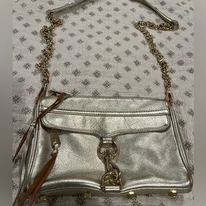 Rebecca minkoff champagne crossbody bag